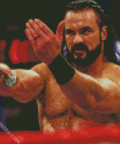 WWE Wrestler Scottish Warrior Diamond Painting