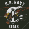 Aesthetic Navy Seal Logo diamond painting
