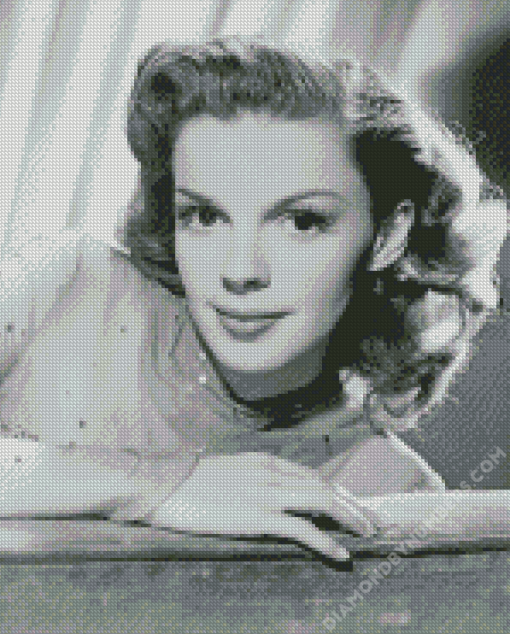 Monochrome Judy Garland diamond paintings