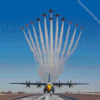 Blue Angels Thunderbirds Jets diamond paintings