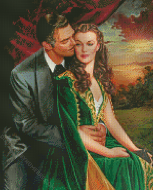 Romantic Rhett and Scarlett Diamond Painting