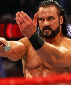 WWE Wrestler Scottish Warrior Diamond Painting