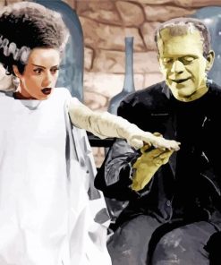 Aesthetic Bride of Frankenstein diamond paintings