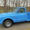 blue Red Truck 1967 Chevy Stepside