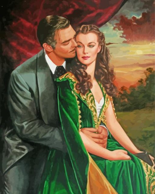 Romantic Rhett and Scarlett Diamond Painting