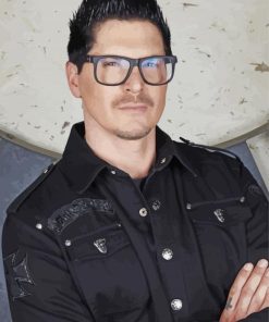 The Ameican Actor Zak Bagans Diamond Painting