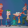 Phineas And Ferb Characters diamond paintings