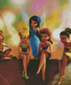 Tinker Bell And The Other Fairies diamond paint
