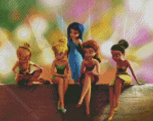 Tinker Bell And The Other Fairies diamond paint