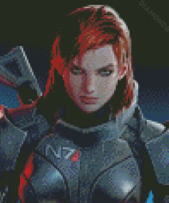 Female Character Mass Effect diamond paint diamond paint