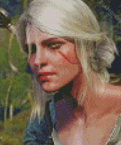 Ciri From The Witcher diamond paint