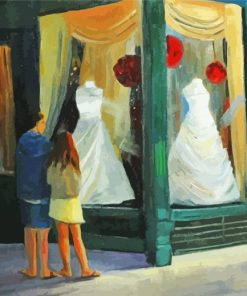 Bridal Shop Illustration Diamond by Numbers
