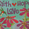 Aesthetic Faith Hope And Love diamond paintings