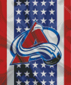 Avalanche Hockey Emblem paintings