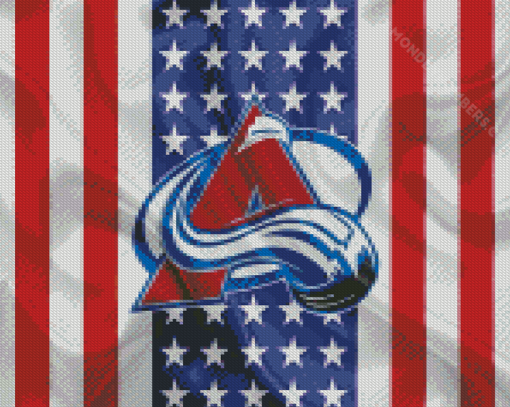 Avalanche Hockey Emblem paintings