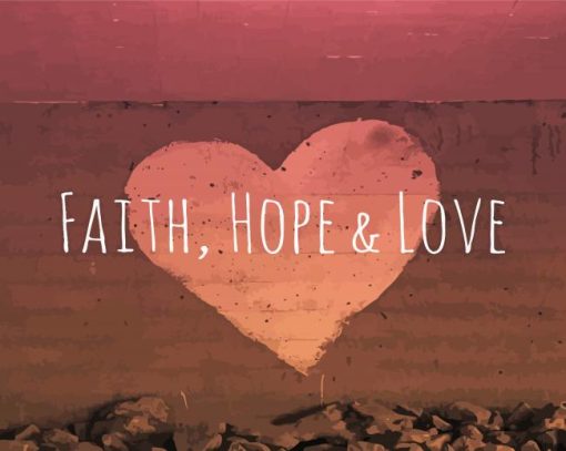 Faith Hope And Love diamond paintings