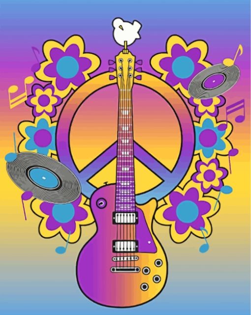 Woodstock Vibes diamond paintings