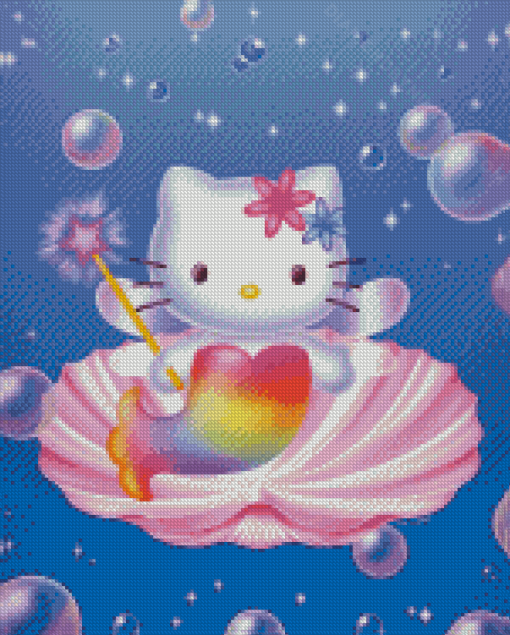 Hello Kitty Mermaid diamond painting