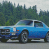 Blue 1972 Camaro diamond painting