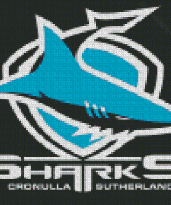 Cronulla Sutherland Sharks Logo diamond painting