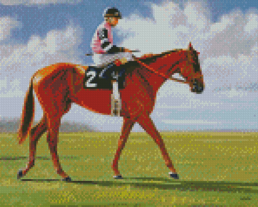 Affirmed Horse diamond painting