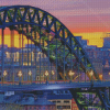 Newcastle Upon Tyne City Poster diamond painting