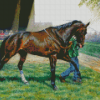 Zenyatta Racehorse diamond painting