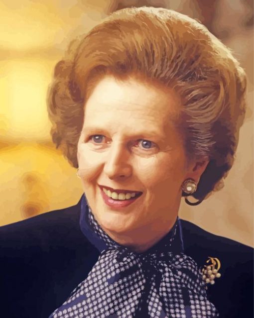 Margaret Thatcher diamond painting
