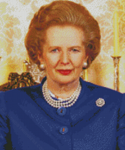Aesthetic Margaret Thatcher diamond painting