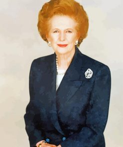 Classy Margaret Thatcher diamond painting