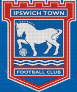 Ipswich Town FC diamond painting