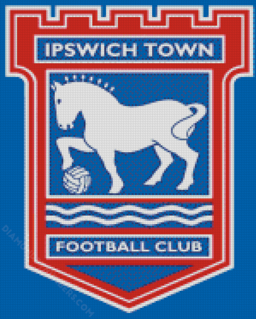 Ipswich Town FC diamond painting