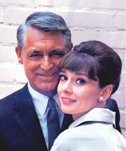 Cary Grant And Audrey Hepburn Diamond Painting