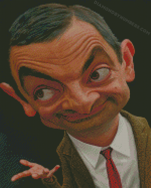 Funny Face Mr Bean 5D Diamond Painting